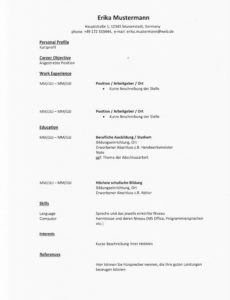 15+ Tabellarischer Lebenslauf Englisch Tchoups Market Tabellarischer Lebenslauf Auf Englisch Vorlage