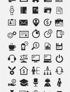 Eine Probe von  Download Free Business Icons  100% Vectors  Scrapbook  Icons Vorlage Lebenslauf Mit Icons