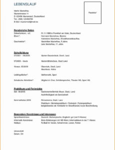 Eine Probe von Tabellarischer Lebenslauf Vorlage Kostenlos Download Ktforsenate Vorlage Tabellarischer Lebenslauf Lehrer