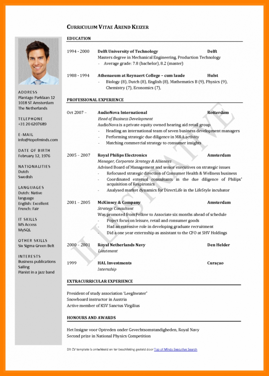 Frisch Cv Muster Word Englisch Curriculum Vitae English Word Lebenslauf Vorlage Curriculum Vitae ...