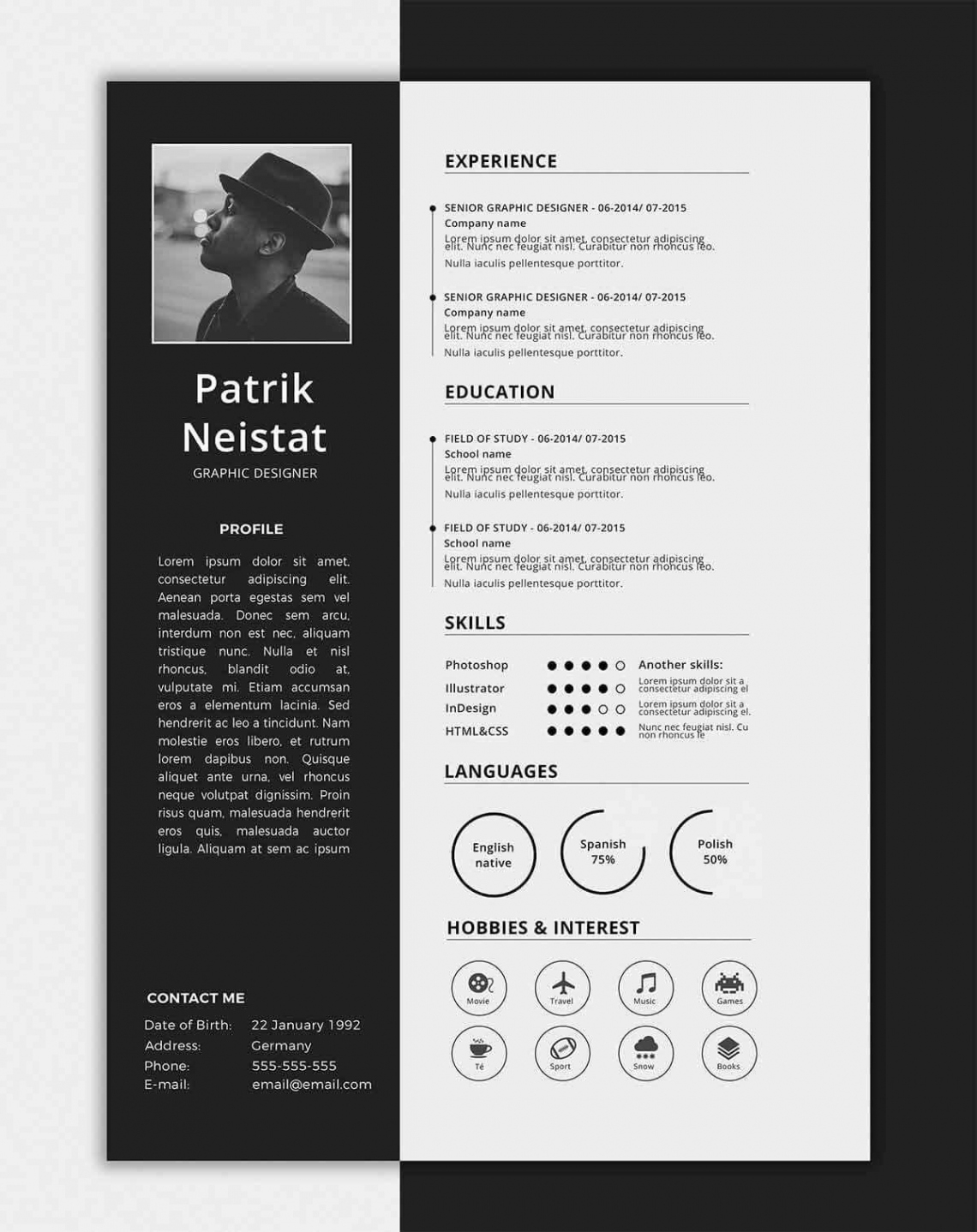 Onepage Resume Templates: 15 Examples To Download And Use Now Vorlage Lebenslauf One Pager