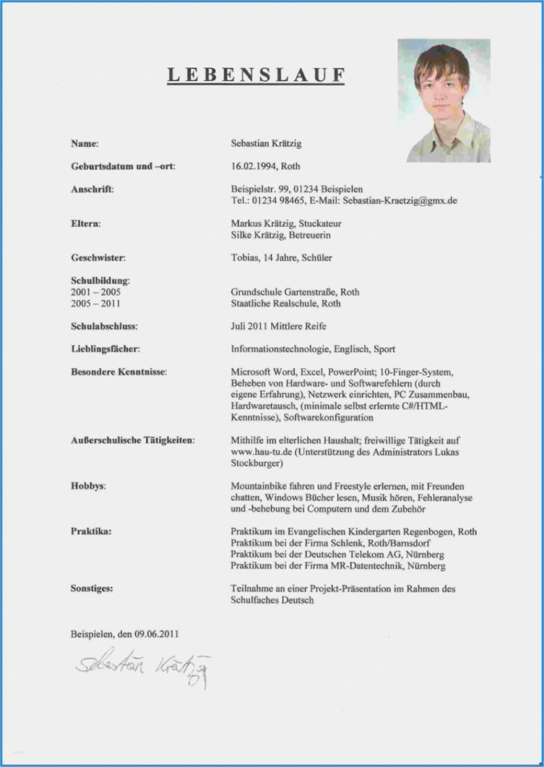 Bewerbung Schülerpraktikum 8. Klasse Porbe von Extraordinay Bewerbung Praktikum 8 Klasse Vorlage Vorlage