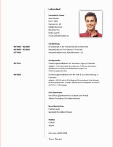 Wertvoll Bewerbung Lebenslauf Muster Schweiz Vorlage Muster Lebenslauf Muster Schüler Schweiz
