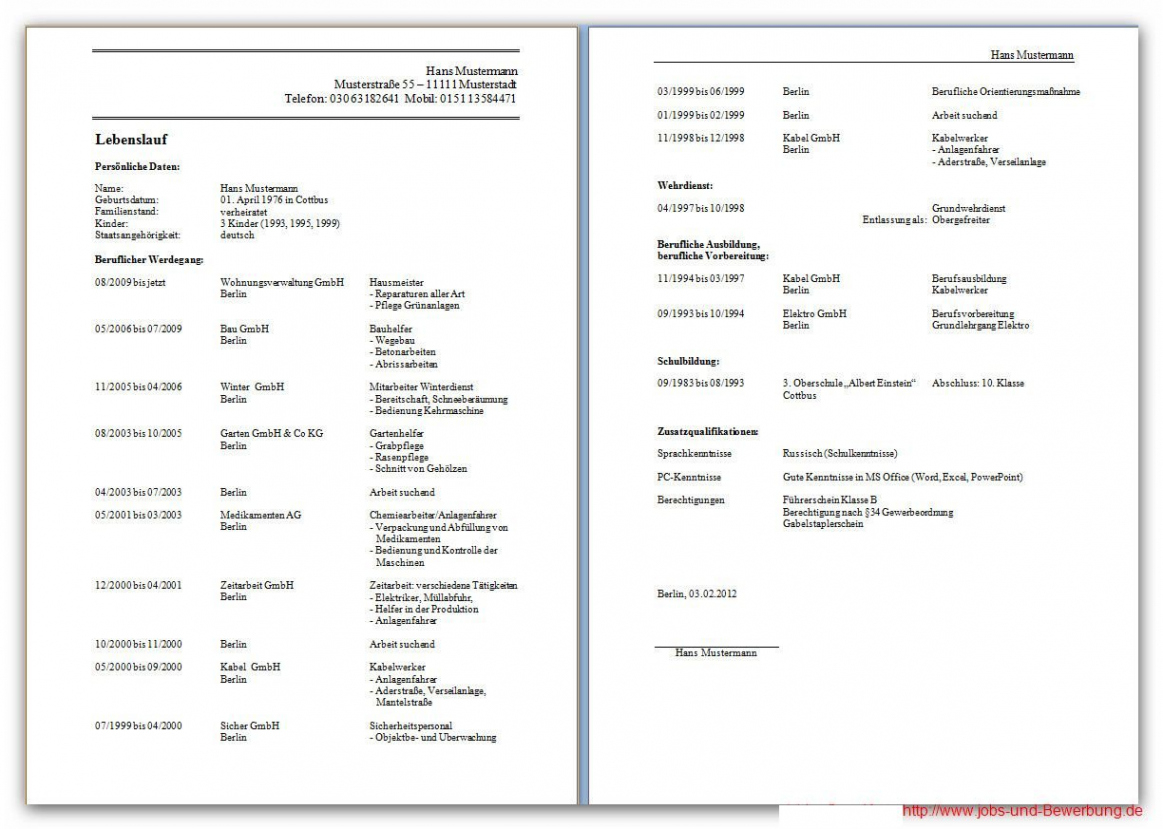 Porbe von  13 Chronologischer Lebenslauf Vorlage Kostenlos Chronologischer Lebenslauf Vorlage Kostenlos