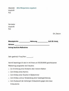 [%Eine Probe%|Porbe|] vonMietvertrag  Kostenfreies Downloadangebot Für Mieter Mitbewohner Vereinbarung Vorlage