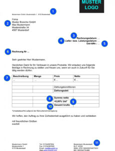 eine probe von 10 rechnung handwerker muster  exeterca rechnungsvorlage handwerker pdf