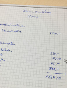 das beispiel von wo finde ich eine eür vorlage zur formlosen gewinnermittlung? einnahmen überschuss rechnung kleinunternehmer vorlage doc
