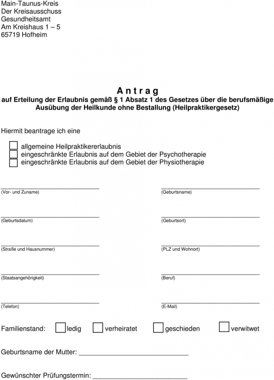 eine probe von informationen für angehende heilpraktikerinnen  pdf rechnung heilpraktiker psychotherapie vorlage excel