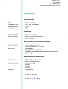 eine probe von muster lebenslauf word muster lebenslauf hochschulabsolvent lebenslauf vorlage chemiker pdf